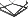 thumbnail image 4 of Picket House Furnishings Conner Square Marble Top Coffee Table in White/Black, 4 of 7