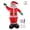 UK Plug, variant on NFTIGB Inflatable Santa Claus Waterproof Built in LED Christmas Outdoor Decoration with Green Hands for Lawn Yard 100-240V US Plug, 98.4 inches / 250 cm