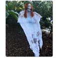 thumbnail image 4 of Adornos de Halloween, regalos de Halloween, adorno colgante de fantasma de Halloween con cara sucia y vestido blanco., 4 of 8