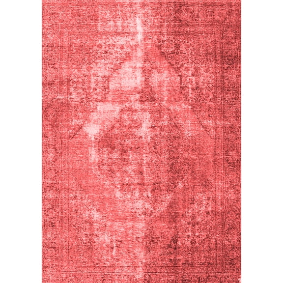 Ahgly Company Indoor Rectangle Persian Red Traditional Area Rugs, 5' x 7'