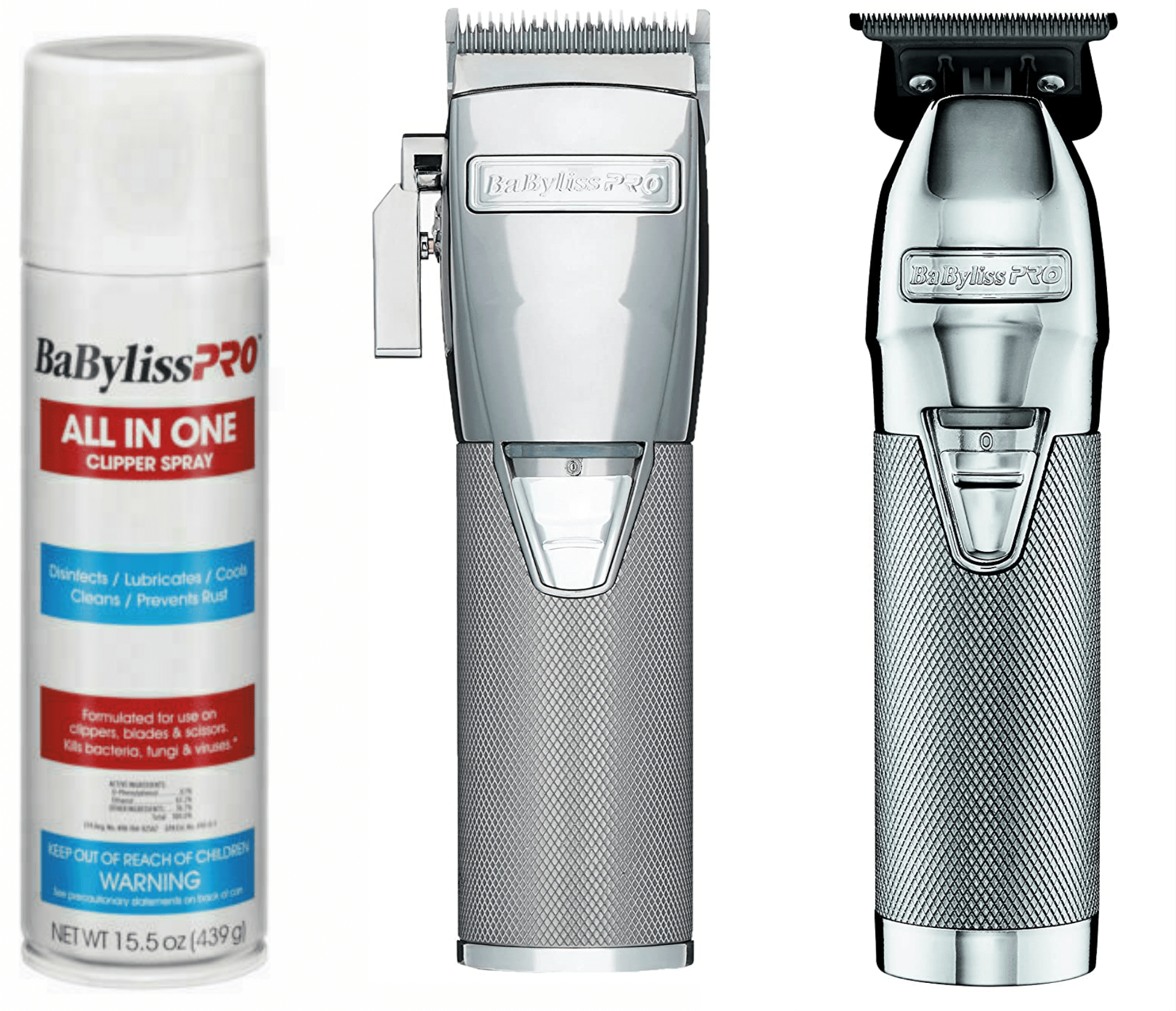 Babyliss Hair Clippers and Outlining Hair Trimmer Combo Set with FREE