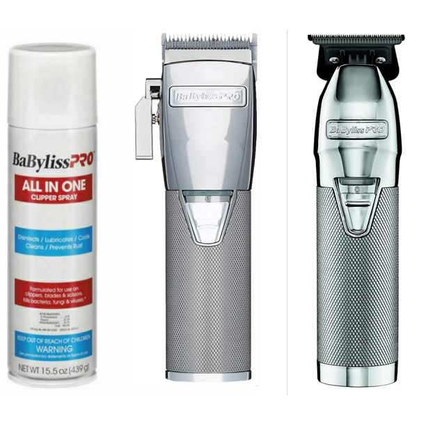 Babyliss Hair Clippers and Outlining Hair Trimmer Combo Set with FREE