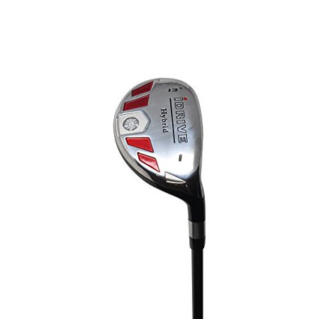 Senior Women's #1 iDrive 13° Driving One Iron Wood Hybrid Driver Right Handed Premium Ultra Forgiving Lady L Flex Graphite Shaft Premium Ladies Arthritic Grip. 60+ Years Old