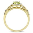 thumbnail image 4 of Everly Women's Peridot 10k Yellow Gold Ring, 4 of 7