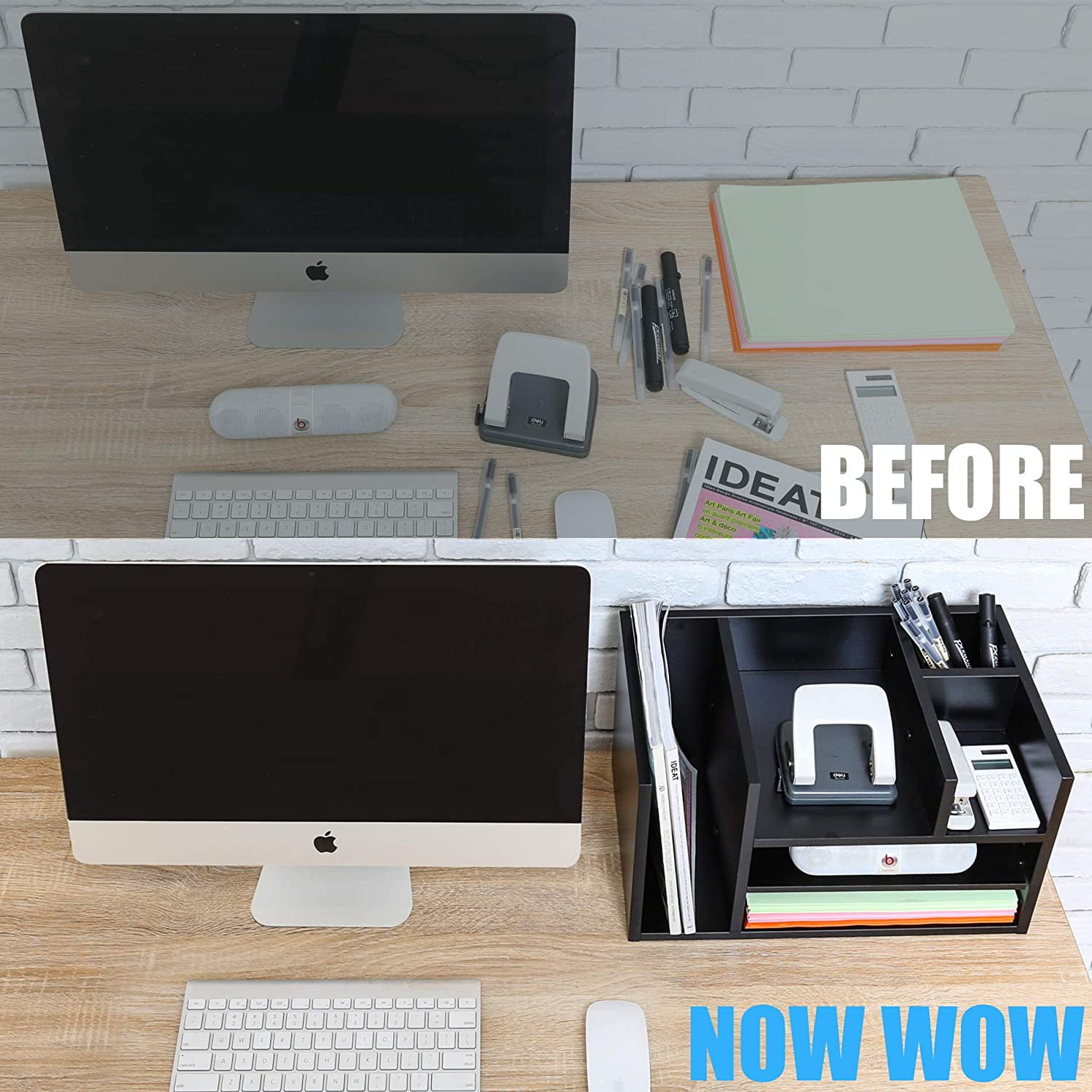 Feterr Black Home Office Desk - Desk Accessories & Workspace Organizer –  SHANULKA Home Decor
