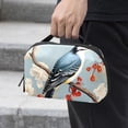 thumbnail image 2 of Woodpecker Oxford Fabric Waterproof Portable Hard Drive Bag and Case with Cord Storage and Travel Charger Organizer for Electronic Devices - 5.9x9.44x3.14 in, 2 of 6