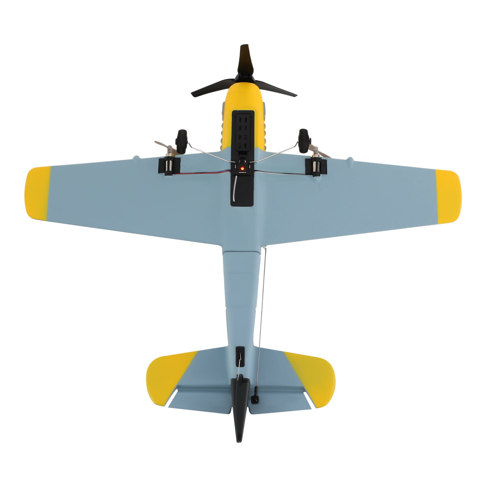 Vintage Fighter RC Airplane, 3-Channel Remote Control Plane with Dual Batteries and Spare Propellers