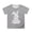 0-Grey255, variant on Easter Graphic T-Shirt for Girls Cute Rabbit Short Sleeve T Shirt, Sizes 3-13