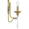 thumbnail image 2 of Quoizel Joules 15" Wall Sconce in Aged Brass, 2 of 4