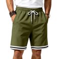 thumbnail image 4 of Jogging Shorts Men Jerdar Men's Basketball Shorts with Zipper Pockets Lightweight Quick Dry Mesh Athletic Running Shorts, 4 of 9