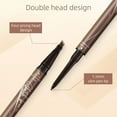 thumbnail image 2 of 2 in 1 Magic Eyebrow Pencil, 2024 Upgrade 3D Waterproof Microblading Eyebrow Pencil Contouring Pen, 4-Tipped Precise Brow Pen Tattoo Pencil for Natural Makeup Last All Day (Dark Brown), 2 of 7