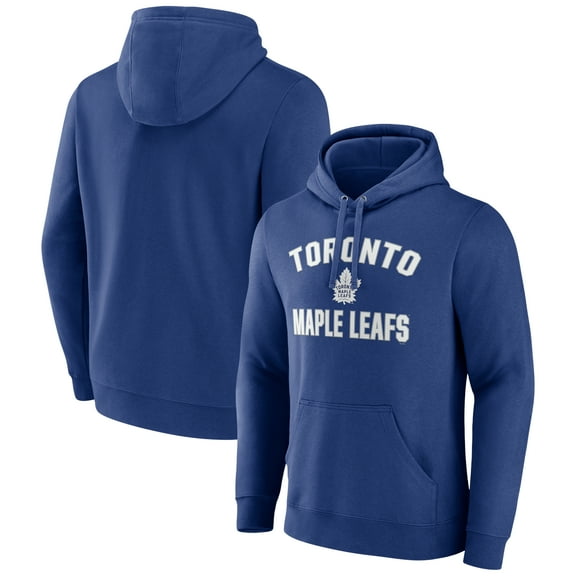 Men's Blue Toronto Maple Leafs Victory Arch Pullover Hoodie