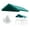 Green, variant on 10x20 ft Carport Canopy Top Cover Replacement - Green Waterproof Tarp with Leg Cloth & Bungee Balls - UV Protection - One Roof Only