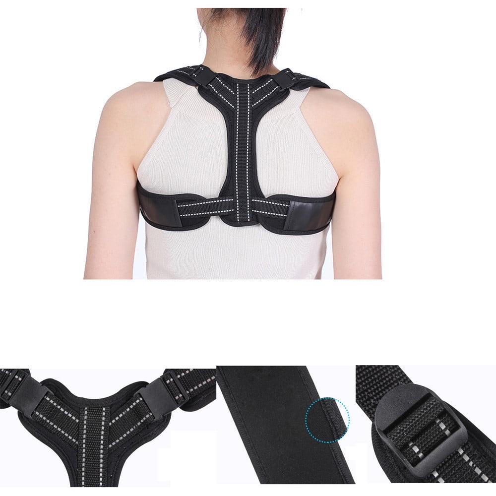 Back Correct Humpback Muscle Spasm Posture Clavicle Corrector Brace