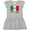 AC-Heather Grey, variant on Inktastic Italian Soccer Girls Baby Dress