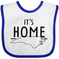 thumbnail image 3 of Inktastic It's Home- State of North Carolina Outline Boys or Girls Baby Bib, 3 of 4