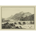 thumbnail image 2 of Wood, I.G. 14x11 White Modern Wood Framed Museum Art Print Titled - Idyllic Bridge III, 2 of 4