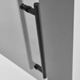 thumbnail image 3 of Serene Valley 56 x 74 Inch Big Roller Sliding Shower Door, Matte Black, 3 of 8