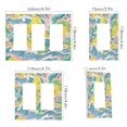 thumbnail image 2 of Yayeee Rocker Switch Wall Plate 1-Gang 4.6"x2.9" Home Decorative Outlet Cover, Yellow Mountains, 2 of 6