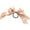Champagne, variant on SPRING PARK Women Hair Checker Bow Ball Layers Elastic Hair Band Bands Tie Ponytail