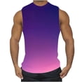 thumbnail image 1 of zfhfof Débardeurs Graphiques pour Hommes Motif Imprimé Sans Manches T-Shirts de Musculation Été Col Rond Chemise de Plage Décontractée, 1 of 5