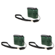 thumbnail image 1 of Cargador portátil de emergencia para teléfono USB ABS de 5.5 V con manivela (verde)., 1 of 8