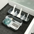 thumbnail image 5 of Refrigerator Side Door Organizer With Telescopic Divider, Adhesive Label Support For Professional Display, Easy Installation Without Tools Or Glue, 5 of 5