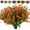 1PC--Orange, variant on 1pc No-Fade Faux Plastic Artificial Flowers Lifelike Multi-Color Plants for Indoor/Outdoor Home, Wedding & Party Decor