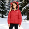 thumbnail image 6 of Iyufng Children's Fleece Lined Hooded Puffer Jackets Cute Bear Print Zip Up Warm Winter Coat with Side Pockets, 6 of 9