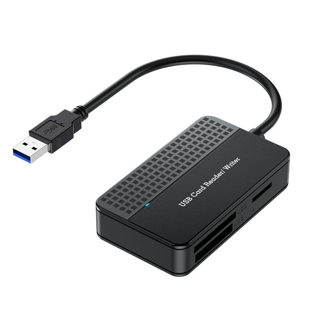 Lector Tarjetas Inteligentes Memoria USB 3.0 Tipo C Cable 20cm TF CF MS