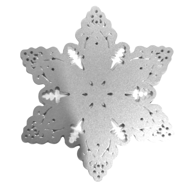Bewildely 1 Uds troqueles de corte de copo de nieve troqueles de corte de Metal de Navidad plantillas troqueladas para DIY álbum de recortes Artesanía
