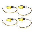 thumbnail image 1 of Lot de 4 feux de signalisation triangulaires pour moto, dirt bike, électromobile, scooter, 1,5 W, 12 V, 1 of 4