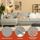 thumbnail image 3 of Cinta de Parches de Cuero Uxcell para Muebles, Kit de Reparación de Cuero Autoadhesivo de Vinilo de 3.2 x 61 pulgadas, Gris Elegante, 3 of 6