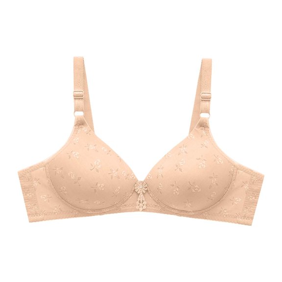 WCJM Up To 50% Off Bra Yoga Womens Nylon,Spandex Bra Beige,42