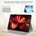 thumbnail image 2 of iPad Pro 11 Case 2021/2020/2018, iPad Air 4th Generation Case, Folio Stand PU Leather Smart Wallet Cover with Auto Wake/Sleep Pencil Holder Slim iPad Cover for Girls Women,C, 2 of 7