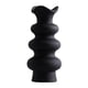 thumbnail image 1 of Jarrón de cerámica, jarrón decorativo, jarrón de flores secas, jarrón sencillo bohemio elegante, Negro 21cm, 1 of 9