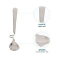 thumbnail image 2 of Eease 2PCS Stainless Steel Honey Coffee Mixing Spoons with Curved Handle, 2 of 5