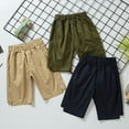 thumbnail image 6 of Ticikt Boy's Summer Khaki Shorts, Boys Shorts School Uniform Flat Front Twill Chino Shorts,Color:Green,18-24 Months, 6 of 6