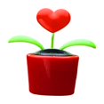 thumbnail image 4 of DOLITY Solar Powered Dancing Flower Bobble Head Toy Nodding Head Solar Dancing Toy Red, 4 of 9