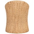 thumbnail image 6 of SAFAVIEH Couture Solomon Contemporary Water Hyacinth Dining Chair, Natural/Beige, 6 of 10