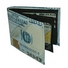 Leatherboss Mens USA Old $100 Dollar Bill Wallet Credit Card Holder With Gift Box