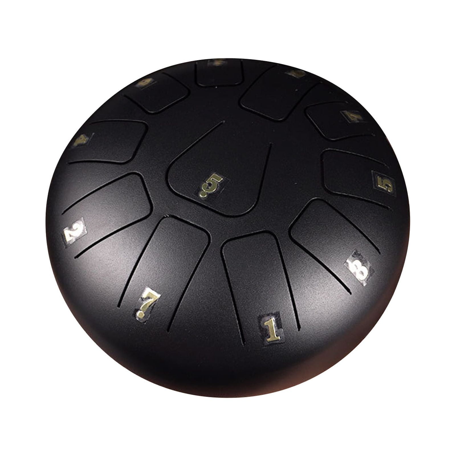 YOHAVEN 8 Inch Steel Tongue Drum Handpan, Mini Buddha Zen Percussion Instrument with Mallets Notes Chart Relaxation Meditation Music Gift for Adults