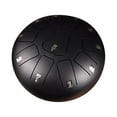 CheAAlet Buddha Stones Steel Tongue Drum, Mini Handpan Drum for Meditation, Worry Drum for
