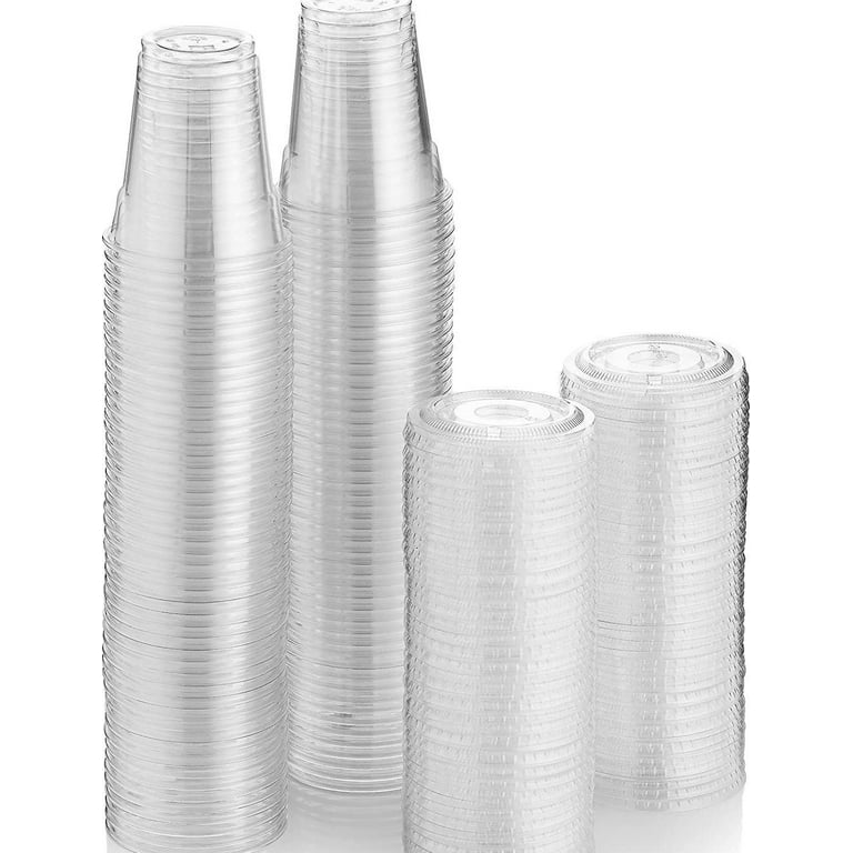 12 oz. Clear with Silver Stripes Round Disposable Plastic Tumblers (240 Cups),  240 Cups - Fry's Food Stores