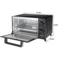 Mainstays 4 Slice Toaster Oven with 3 Settings, includes Baking Rack