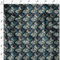 thumbnail image 2 of Soimoi Minky Blue Fabric By the Yard - 56 Inch Wide - Floral Block Textile - Botanical Elegance for Stylish Apparel and Home Decor Printed Fabric, 2 of 6