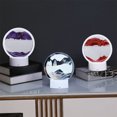 thumbnail image 7 of Rbaofujie Room Decorations Moving Sand Art, 7.87in 360° Rotating Hourglass Decoration, Art Sand Art Liquid Motion Living Room Bedroom Table Lamp Decoration(15ML) Pride Decorations Gray, 7 of 7