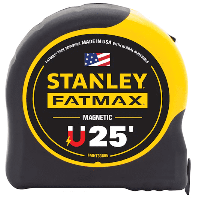 Stanley 25 ft Tape Measure, 1 1/4 in Blade