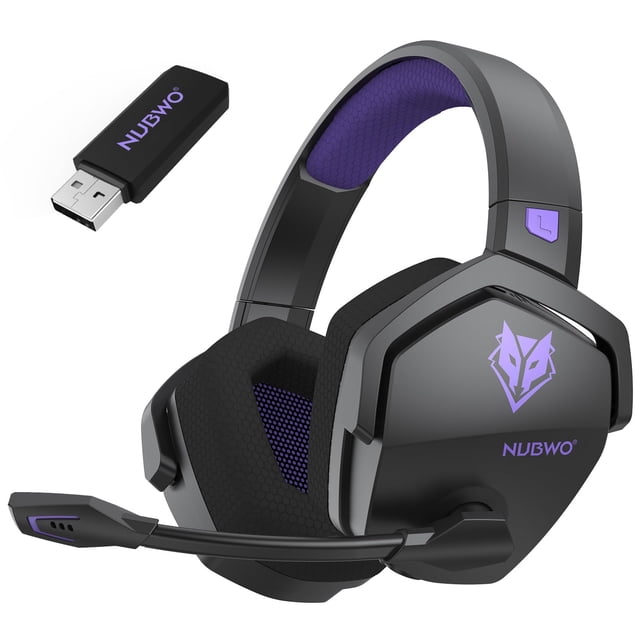 Auriculares inalámbricos para juegos NUBWO G06 con micrófono para PS5, PS4, PC