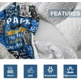 thumbnail image 6 of Papa Gifts, Papa Fathers Day/Birthday Gift, Papa Gifts from Grandkids/Grandchildren, Fathers Day/Christmas/Birthday Gifts for Papa/Grandpa/Grandfather, Best Papa Ever Gifts Blanket, 6 of 7